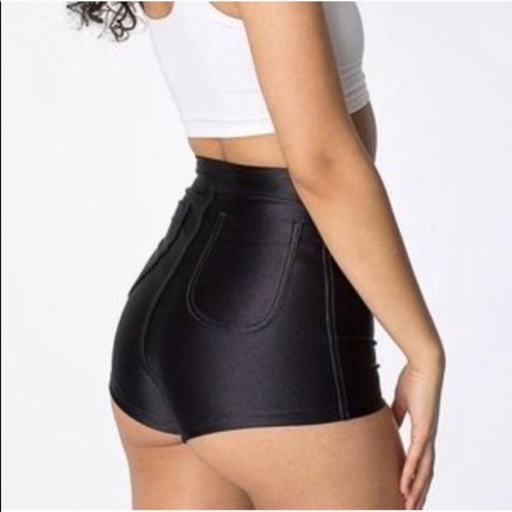 AA disco shorts size small, black
